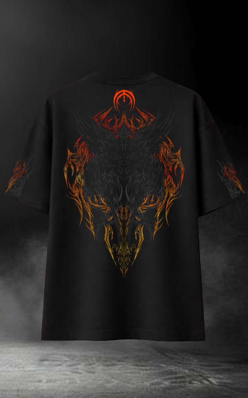 REAPER ORANGE OVERSIZE TSHIRT